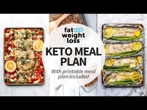 EASY 7 Day Keto Meal Plan For Women | For Weight Loss