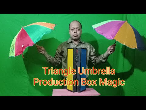 Triangle Umbrella Production Box Magic