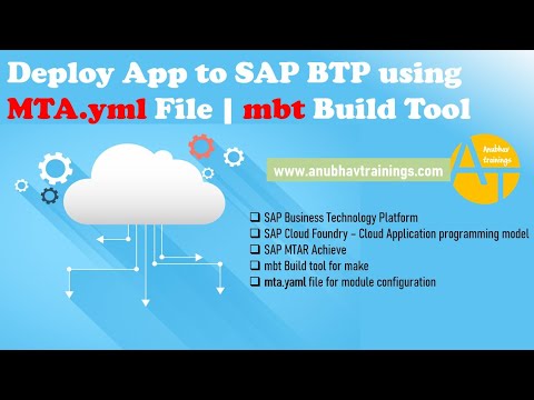 How to deploy CAPM Apps to SAP BTP Cloud Foundry | Business Application Studio Deploy to BTP | MTA