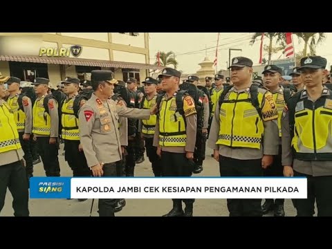 KAPOLDA JAMBI CEK KESIAPAN PENGAMANAN PILKADA DI POLRES KERINCI