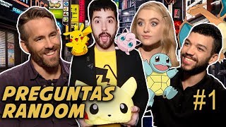 PREGUNTAS RANDOM con RYAN REYNOLDS y el elenco de POKEMON: DETECTIVE PIKACHU | Entrevista