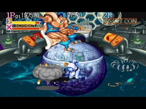 Captain Commando vs Final boss Scumocide.