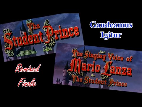 Mario Lanza "Gaudeamus Igitur" Remixed Student Prince Finale (MGM missed a trick!)