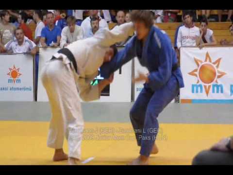 Judo 2009 Paks -73kg Neumann J (GER) - Zurabiani L (GEO) - Junior Atom Cup