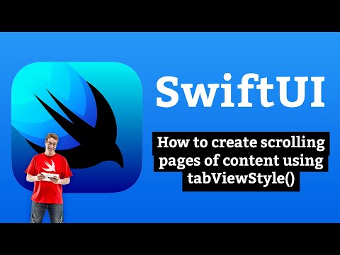 How to create scrolling pages of content using tabViewStyle – SwiftUI