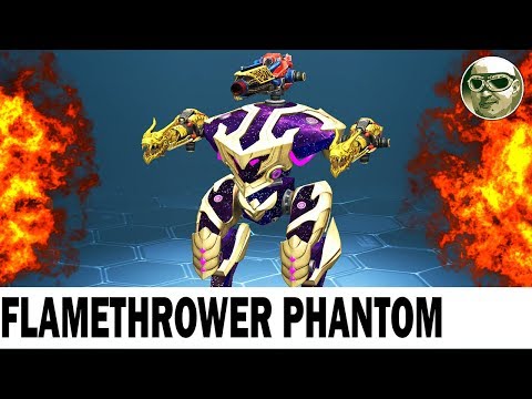 FLAMETHROWER PHANTOM! WAR ROBOTS  PHANTOM 2 BLAZE & IGNATER MK2 MAX GAMEPLAY