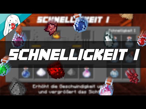 Trank der Schnelligkeit I - Tränke erklärt / Rezept - Minecraft 1.20 Tutorial German / Deutsch [UT]