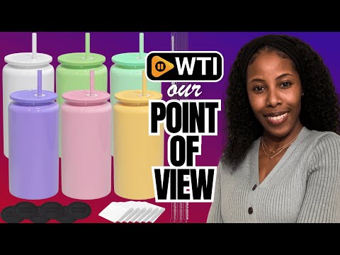 6 Pack Glass Cups With Lids and Straws - WTI product video review