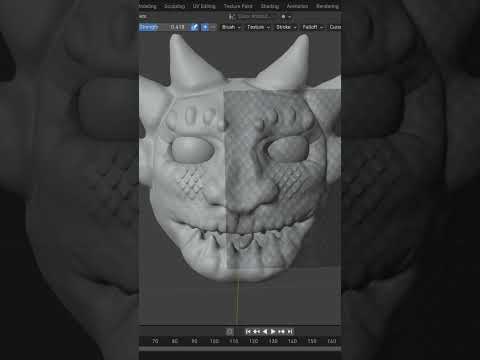 Blender Tutorial Day #82 - Sculpting In Blender Part 5