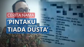 Setelah Viral Nama Dita Leni Ravia, Muncul Nama Unik Lagi 'Pintaku Tiada Dusta', Ini Ceritanya