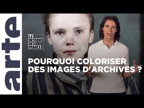 Auschwitz : le portrait colorisé d'une jeune déportée - Le Dessous des images - ARTE