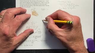 Magnetism Example: A Metal Bar Slides Down Two Parallel Rails on an Incline in a Magnetic Field