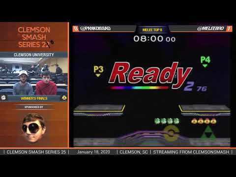 Clemson Smash Series 25 - Winners Finals - Austintacious (Sheik) vs. Panko (Jigglypuff) - SSBM