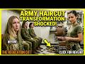 Army Haircut Women Extreme Transformation Buzzcut Ep 1