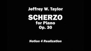 Jeffrey Taylor: Scherzo for Piano