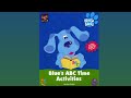 Blue S Clues Blue S ABC Time Activities 1999