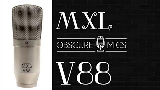 Video thumbnail for MXL V88 Condenser Microphone Test / Review by Obscure Mics