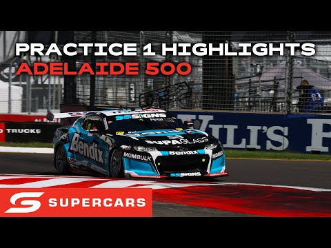 SUPERCARS 2024 VAILO Adelaide 500 プラクティス1ハイライト動画