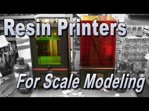 Resin Printers for Scale Modeling - Comparison between Anycubic Photon and Elegoo Mars 2 Pro