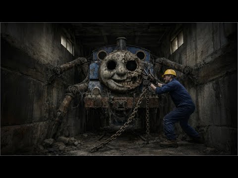 Aku Menemukan Lightning Thomas Exe Terbengkalai Restorasi Total Kereta api Choo Choo Charles.