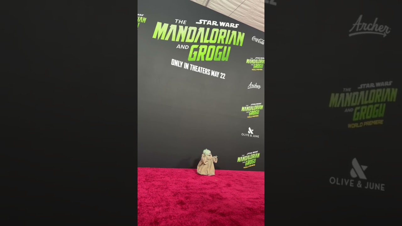 Grogu on the Red Carpet