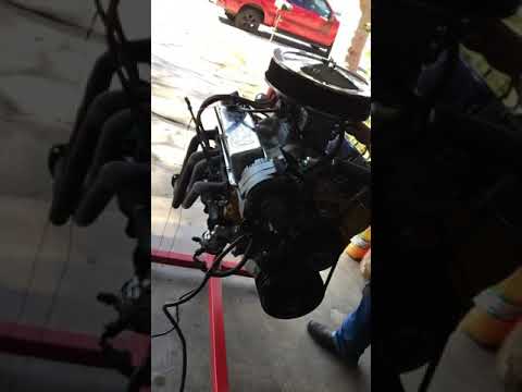 Sbc 357 .480 lift 230 duration cam on homemade stand