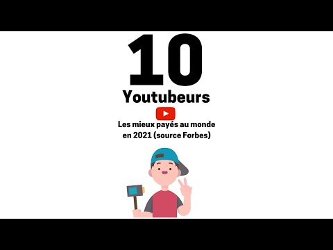 Top 10 des Youtubeurs les mieux payés dans le monde en 2021