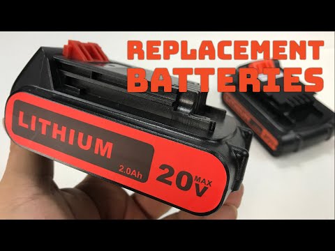 GREAT Aftermarket Discount Lithium Batteries for my Black + Decker Cordless Tools
