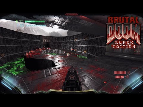 Brutal Doom Black Edition 3.35 [Rain, Parallax, Visor, Relighting] - True Doom Experience 3 | 4K/60