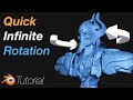 2 93 Blender Tutorial Quick Infinite Rotation Animation
