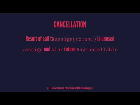 Asynchronous Programming with Combine (/dev/world/2019)