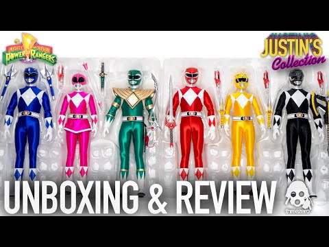 Mighty Morphin Power Rangers Threezero 1/6 Scale Figures Unboxing & Review