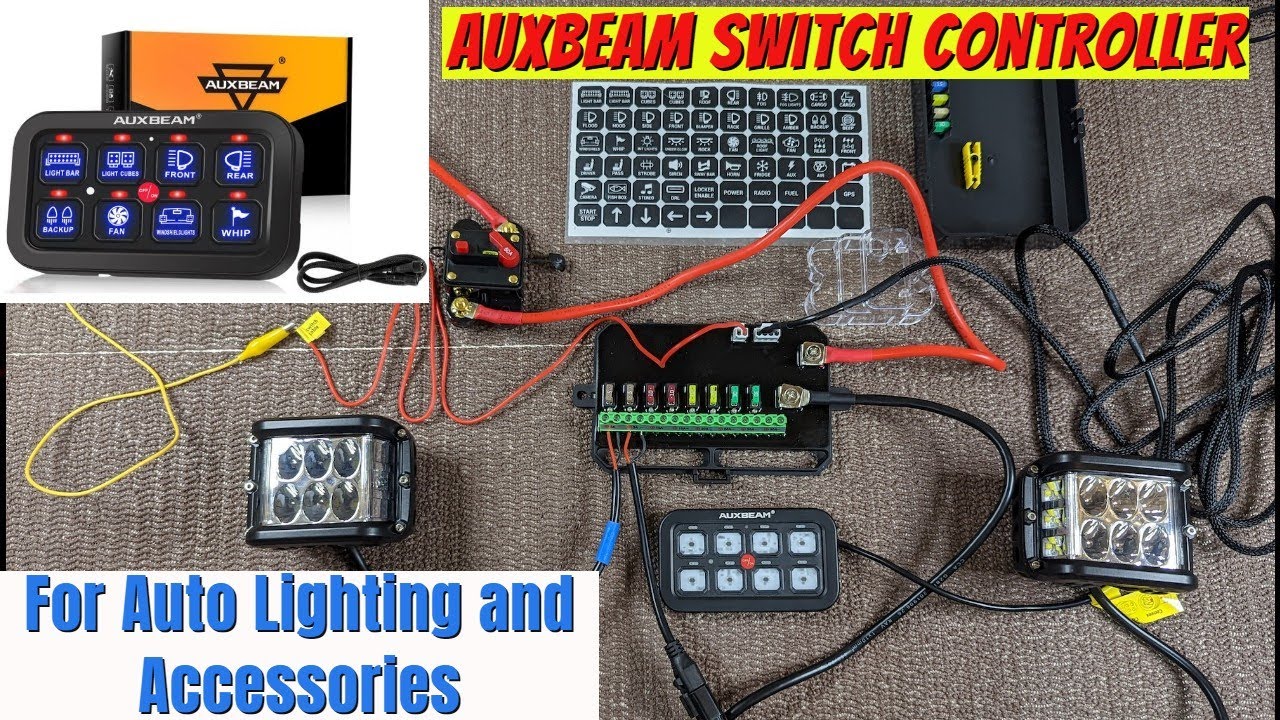AUXBEAM 8 Switch Panel - How To Wire