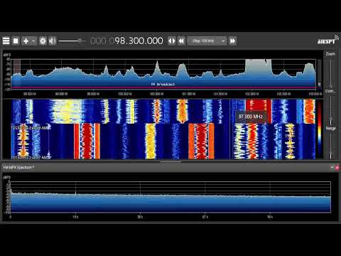 FM Bandscan from near Springfield, Massachusetts (12/25/22)
