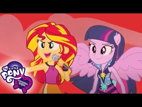 My Little Pony: Equestria Girls | Rainbow Rocks Filme Música "Bem vindo ao show" | MLP EG