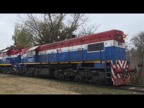 [4K] Lindo, variado y colorido mega-tren de NCA pasando por Marcos Juárez!!!!!!