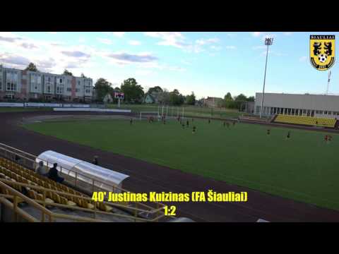 FA „Šiauliai“ 3:3 FK „Širvėna“ (įvarčiai)