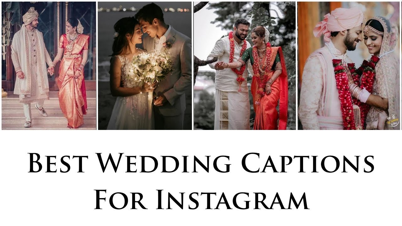 Best Wedding Captions For Instagram | Captions For married Couple