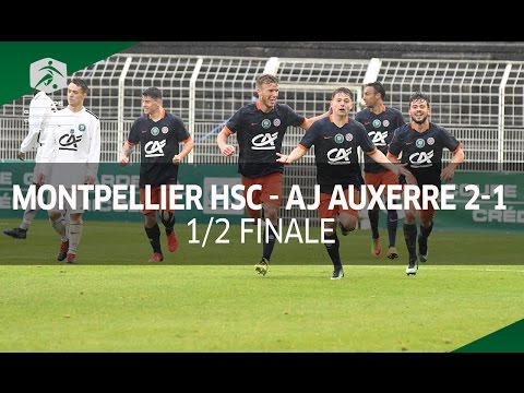 Coupe Gambardella 2017, demi finale : Montpellier Auxerre (2-1), le résumé