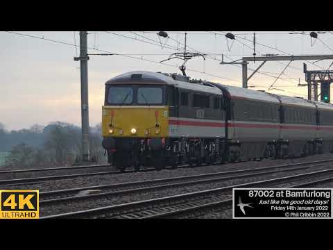 87002 at Bamfurlong - 14th January 2022