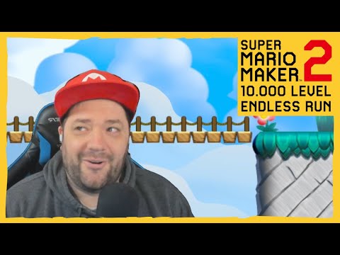1745+ | 10K Endless RUN | 10000 Level Mario Maker 2 Challenge
