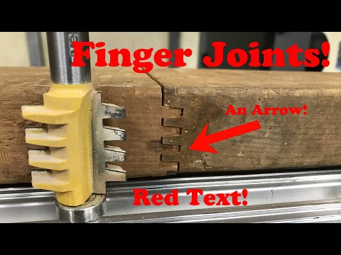 Woodworking: Finger Joint Router Bit