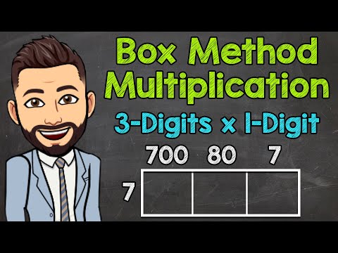 Box Method Multiplication 3 Digits X 1 Digit Math With Mr J