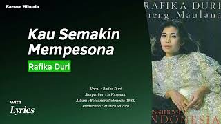 Download lagu Rafika Duri - KAU SEMAKIN MEMPESONA - Album BOSSANOVA INDONESIA - with Lyrics mp3 Download lagu Rafika Duri - KAU SEMAKIN MEMPESONA - Album BOSSANOVA INDONESIA - with Lyrics mp3