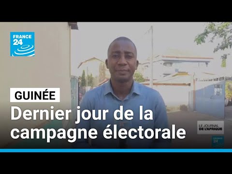 Guinée : dernier jour de la campagne électorale • FRANCE 24