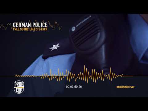 Polizeifunk | Deutscher BOS Funk | Polizei Digitalfunk deutsch | SFX Sound Effects