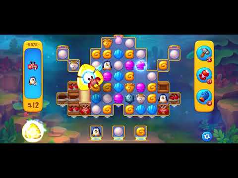 Fishdom level 9878 no boosters フィッシュダム ノーマル