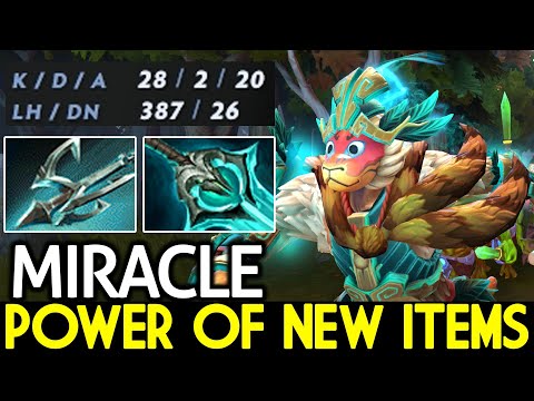 MIRACLE [Monkey King] Hard Carry Against W33 Offlane with New Items Dota 2