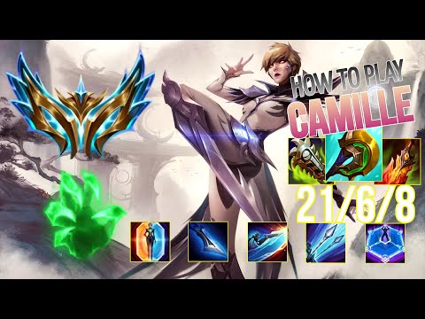 TOP 1 CHALLENGER Guides How to Play Camille Top & Carry + Best Build/Runes Season 12