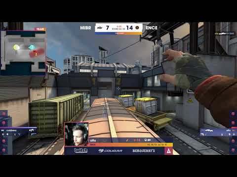ENCE ALLU 1v4 CLUTCH VS MIBR Train 2019 Blast Pro Series